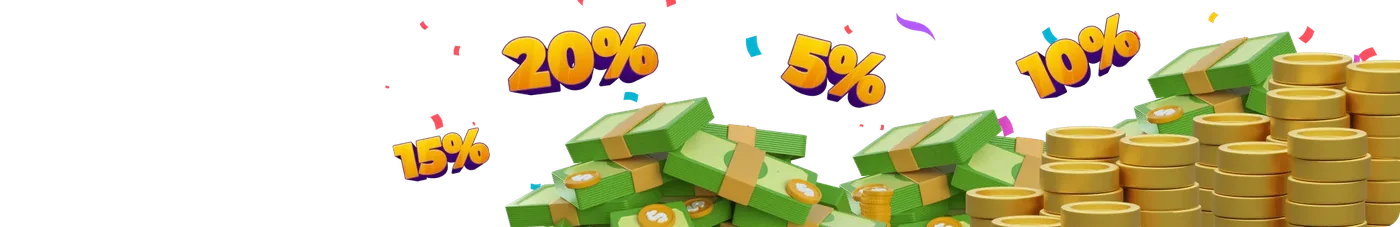 Cashback hebdomadaire Betify jusqu'à 20 % selon le niveau VIP